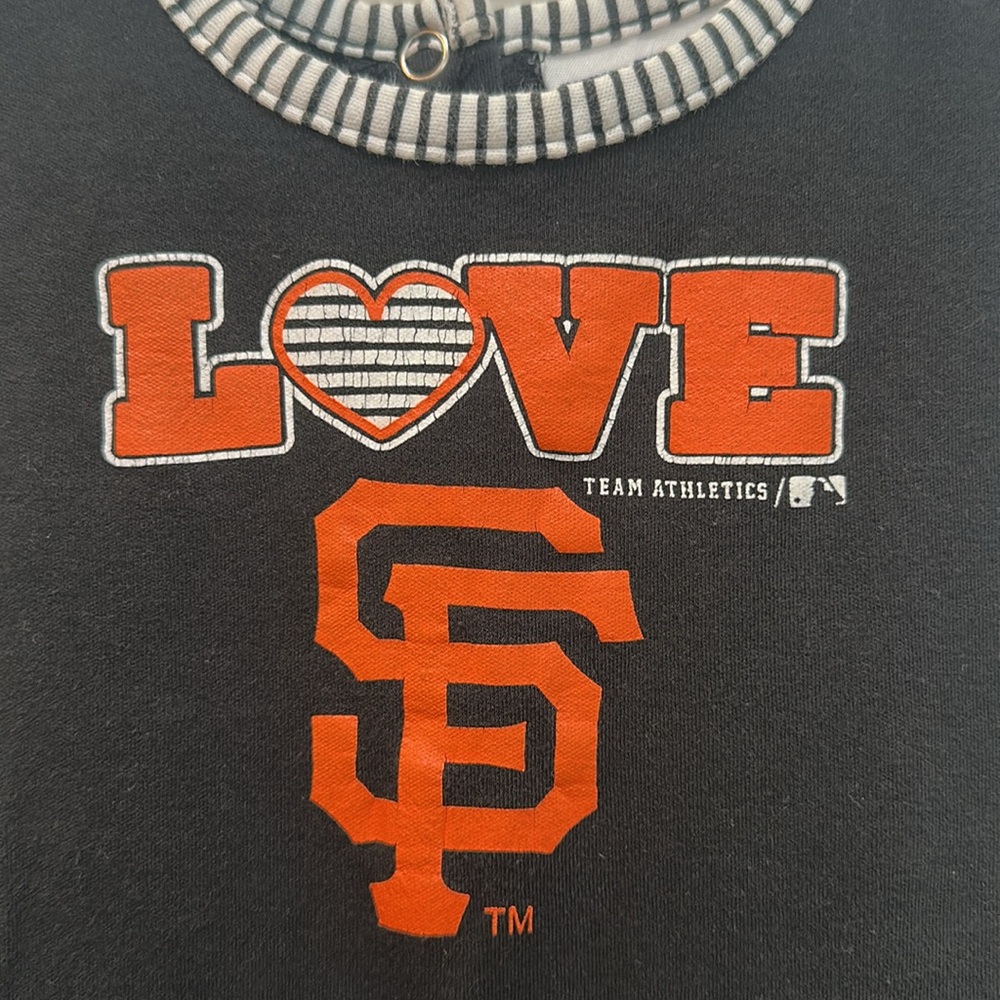 Black San Francisco Giants Dress/Tunic Size 4T - Picture 3 of 7